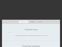 Tablet Screenshot of pollueloauto.com